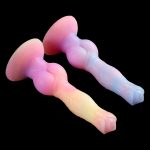 Alien Space Cock Glow in The Dark Silicone Dildo - Image 8