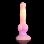 Alien Space Cock Glow in The Dark Silicone Dildo