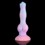 Alien Space Cock Glow in The Dark Silicone Dildo - Image 2