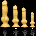 Golden Fantasy Animalistic Dildo - Image 2