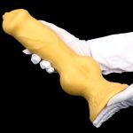 Golden Fantasy Animalistic Dildo - Image 4