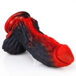 Pangolin Lifelike Silicone Dildo - Fire - Image 6