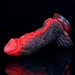 Pangolin Lifelike Silicone Dildo - Fire - Image 9