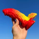 Pangolin Lifelike Silicone Dildo - Fire - Image 5