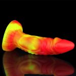 Little Monster Silicone Dildo - Yellow - Image 4