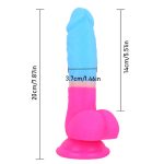Double Layer Realistic Silicone Dildo - Image 5