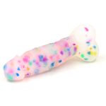 Jelly Colorful Liquid Silicone Dildo - Image 2