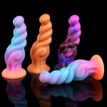 Colorful Silicone Seahorse Butt Plug - Image 6