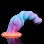 Colorful Silicone Seahorse Butt Plug - Image 8