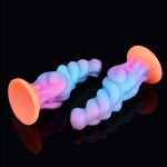 Colorful Silicone Seahorse Butt Plug - Image 9