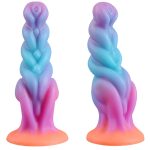 Colorful Silicone Seahorse Butt Plug - Image 13