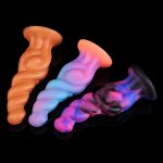 Colorful Silicone Seahorse Butt Plug - Image 3