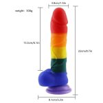 Pride Rainbows End Dildo - 7.9 Inch - Image 3