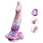 Devil's Eye Colorful Realistic Dildo - Image 6