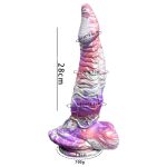 Devil's Eye Colorful Realistic Dildo - Image 2
