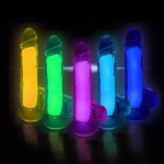 Glow Jelly Dildo With Mutiple Colors - Image 6