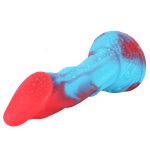 Blue And Red Realistic Dong - 22cm/8.6" - Image 2