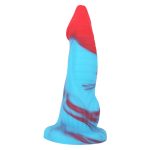 Blue And Red Realistic Dick - 22cm/8.6" - Image 7