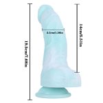 Realistic Silicone 7.6"/19.5 cm Dong - Image 3
