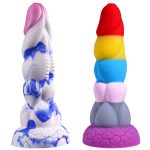 Spun Sugar Colorful Dildo - Image 7