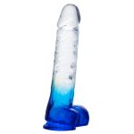 Double Color Jelly Dildo With Ball - Image 2