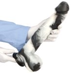 Black and White PVC Realistic Dildo 02 - Image 4