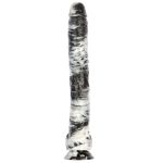 Black and White PVC Realistic Dildo 03 - Image 7