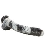 Black and White PVC Realistic Dildo 03 - Image 11