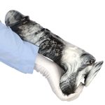 Black and White PVC Realistic Dildo 04