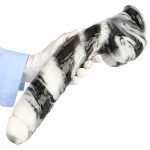 Black and White PVC Realistic Dildo 05 - Image 5