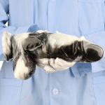 Black and White PVC Realistic Dildo 06 - Image 8