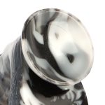 Black and White PVC Realistic Dildo 06 - Image 2