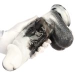 Black and White PVC Realistic Dildo 06 - Image 4