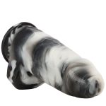 Black and White PVC Realistic Dildo 07