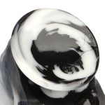Black and White PVC Realistic Dildo 07 - Image 3
