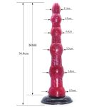 Beef Color Animal Anal Beads 12 - Image 3