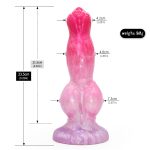 Peachy Colorful Realistic Dildo - Image 5