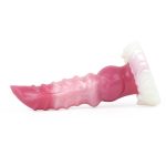 White Base Peach Silica Gel Dildo - 10 - Image 10
