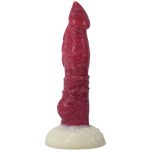 White Base Hellfire Silica Gel Dildo - 11 - Image 8