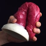 White Base Hellfire Silica Gel Dildo - 11 - Image 3