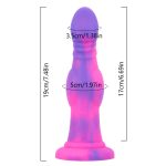 Mixed Color Liquid Silicone Dildo - B - Image 5