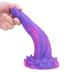 Mixed Color Liquid Silicone Dildo - E - Image 4