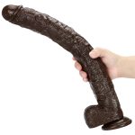 Black Warrior PVC Huge Cock - 17 inch - Image 2