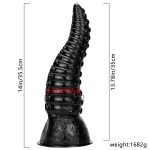 Black Warrior PVC Huge Cock - 14 inch - Image 3