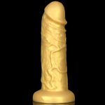 Liquid Silicone Eggless Dildo -Golden - Image 8