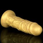 Liquid Silicone Eggless Dildo -Golden - Image 10