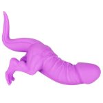 Dinosaur Silicone Dildo - Purple - Image 3