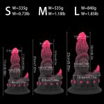 Fantasy Big Monster Spiked Silicone Soft Dildo - Image 5