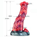 Dragon Color Silicone Dildo - 01 - Image 3