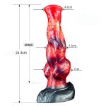 Dragon Color Silicone Dildo - 03 - Image 5